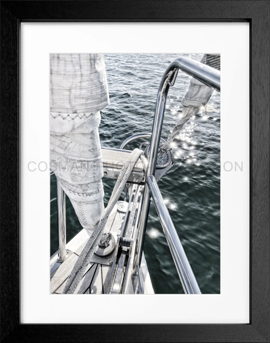 Poster mit Rahmen Segelboot SAIL03 - Wandbilder