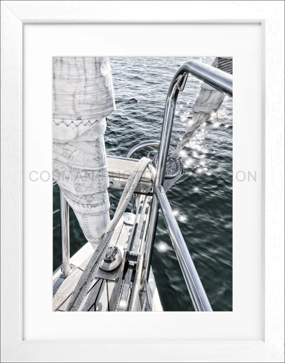 Poster mit Rahmen Segelboot SAIL03 - Wandbilder