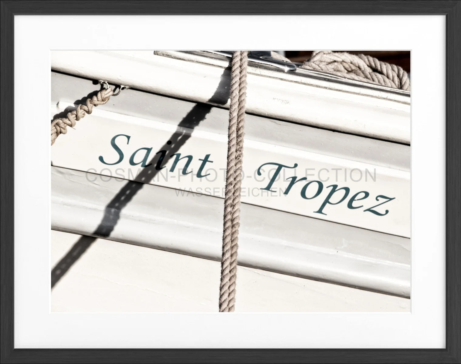 Poster mit Rahmen ’Segelboot’ Saint Tropez ST10 - Wandbilder