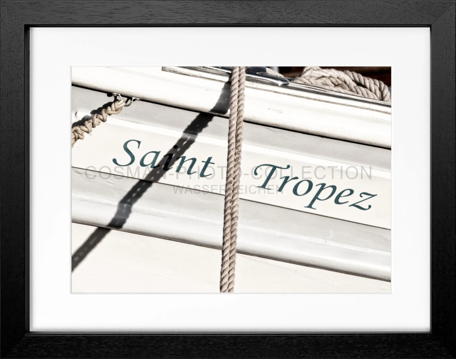 Poster mit Rahmen ’Segelboot’ Saint Tropez ST10 - Wandbilder