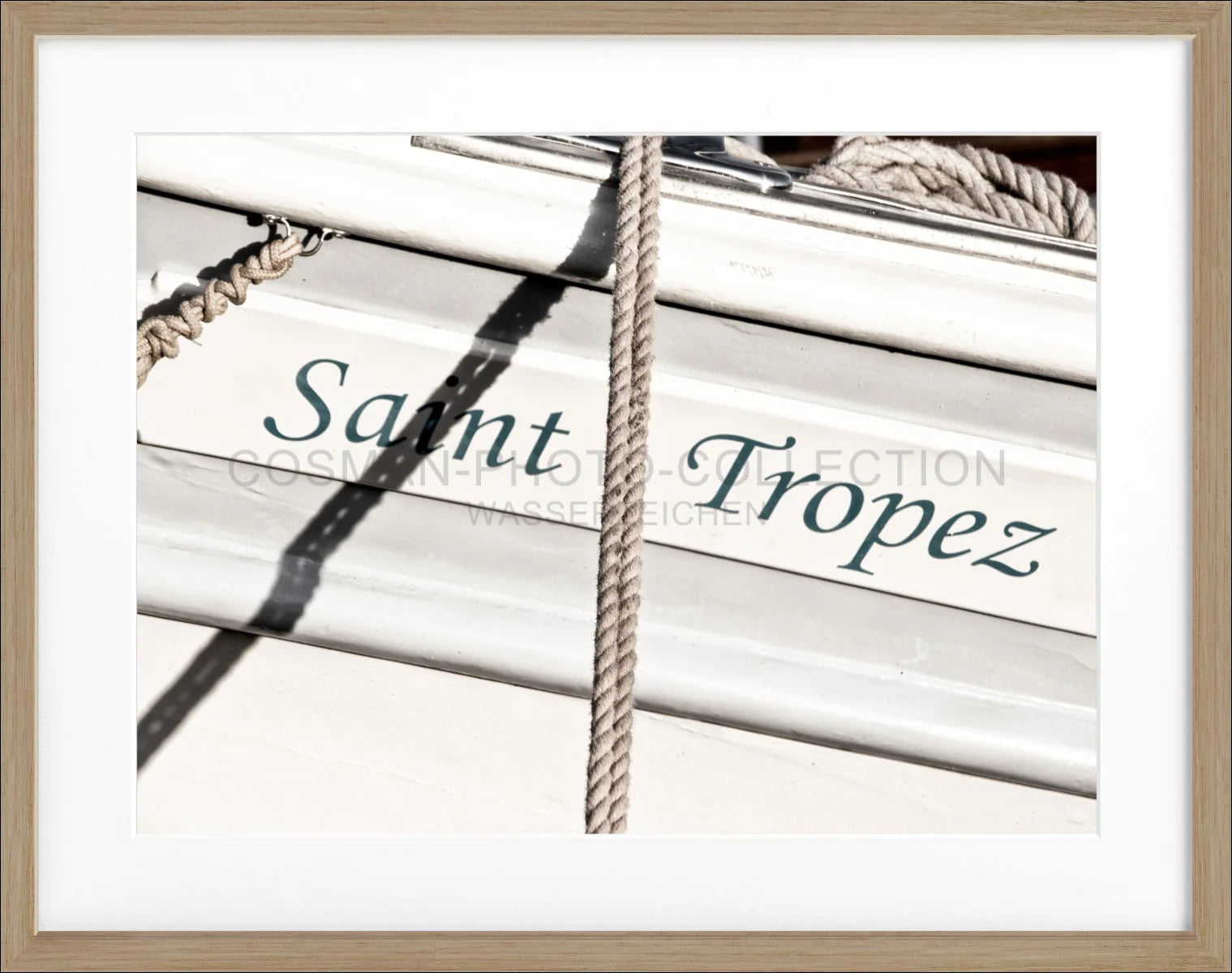 Poster mit Rahmen ’Segelboot’ Saint Tropez ST10 - Wandbilder