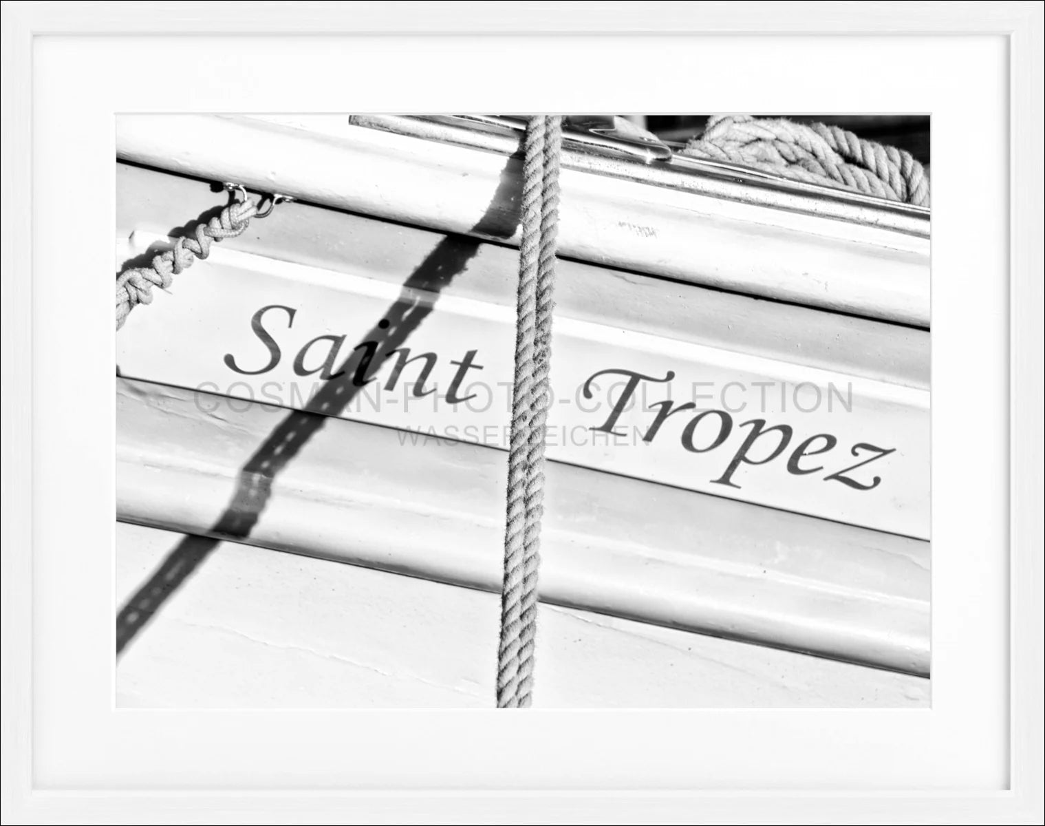 Poster mit Rahmen ’Segelboot’ Saint Tropez ST10 - Wandbilder