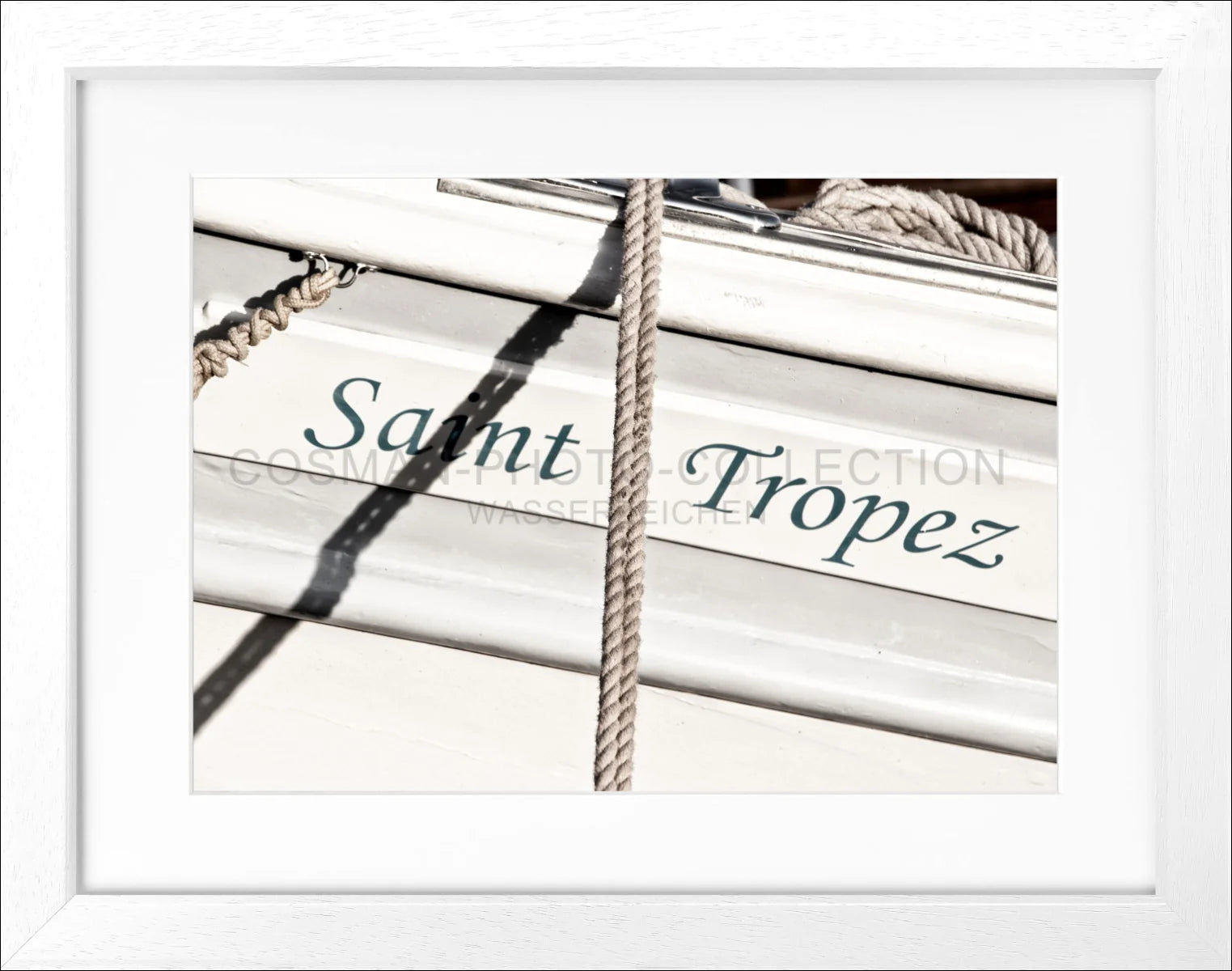 Poster mit Rahmen ’Segelboot’ Saint Tropez ST10 - Wandbilder