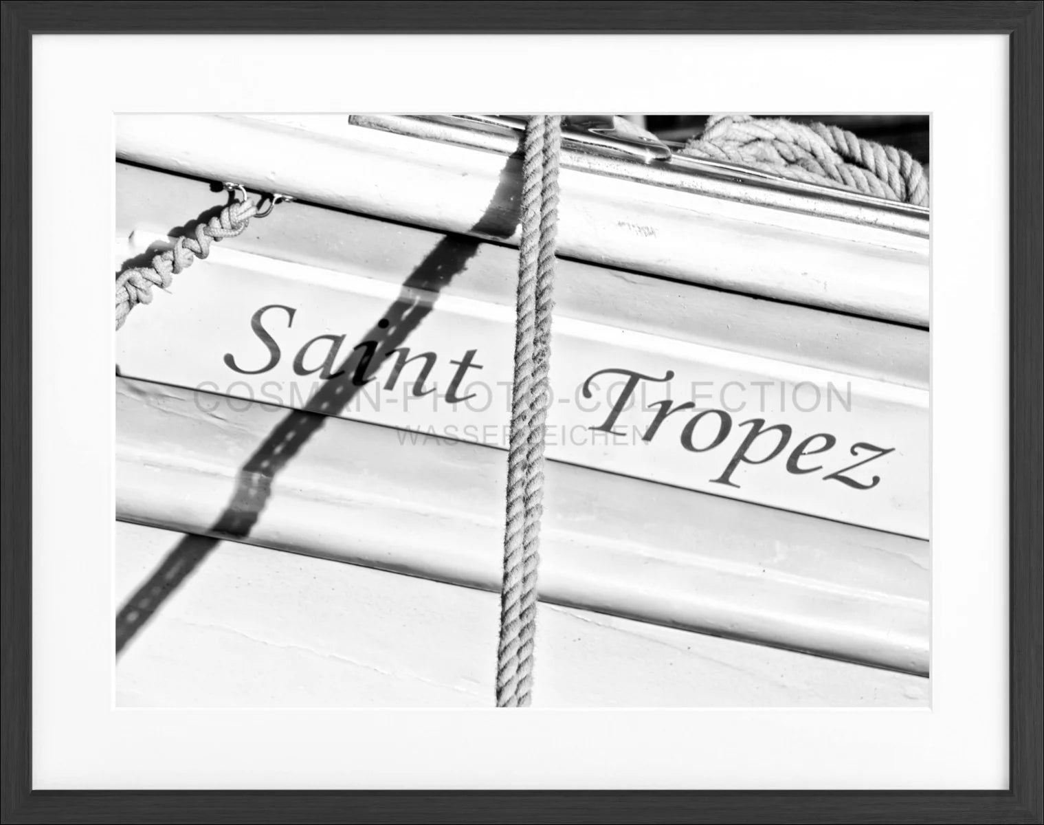 Poster mit Rahmen ’Segelboot’ Saint Tropez ST10 - Wandbilder