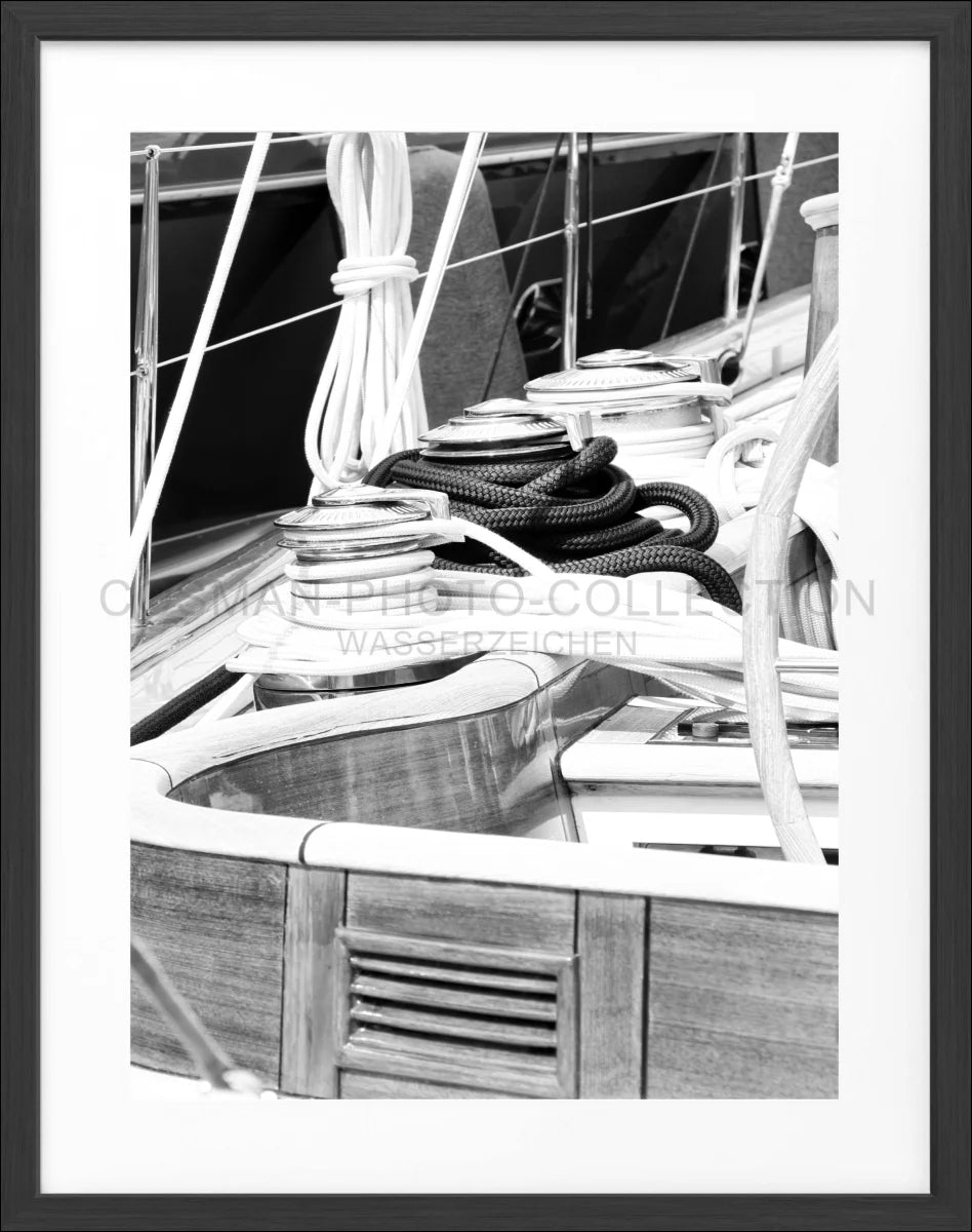 Poster mit Rahmen ’Segelboot’ Saint Tropez ST28 - Wandbilder