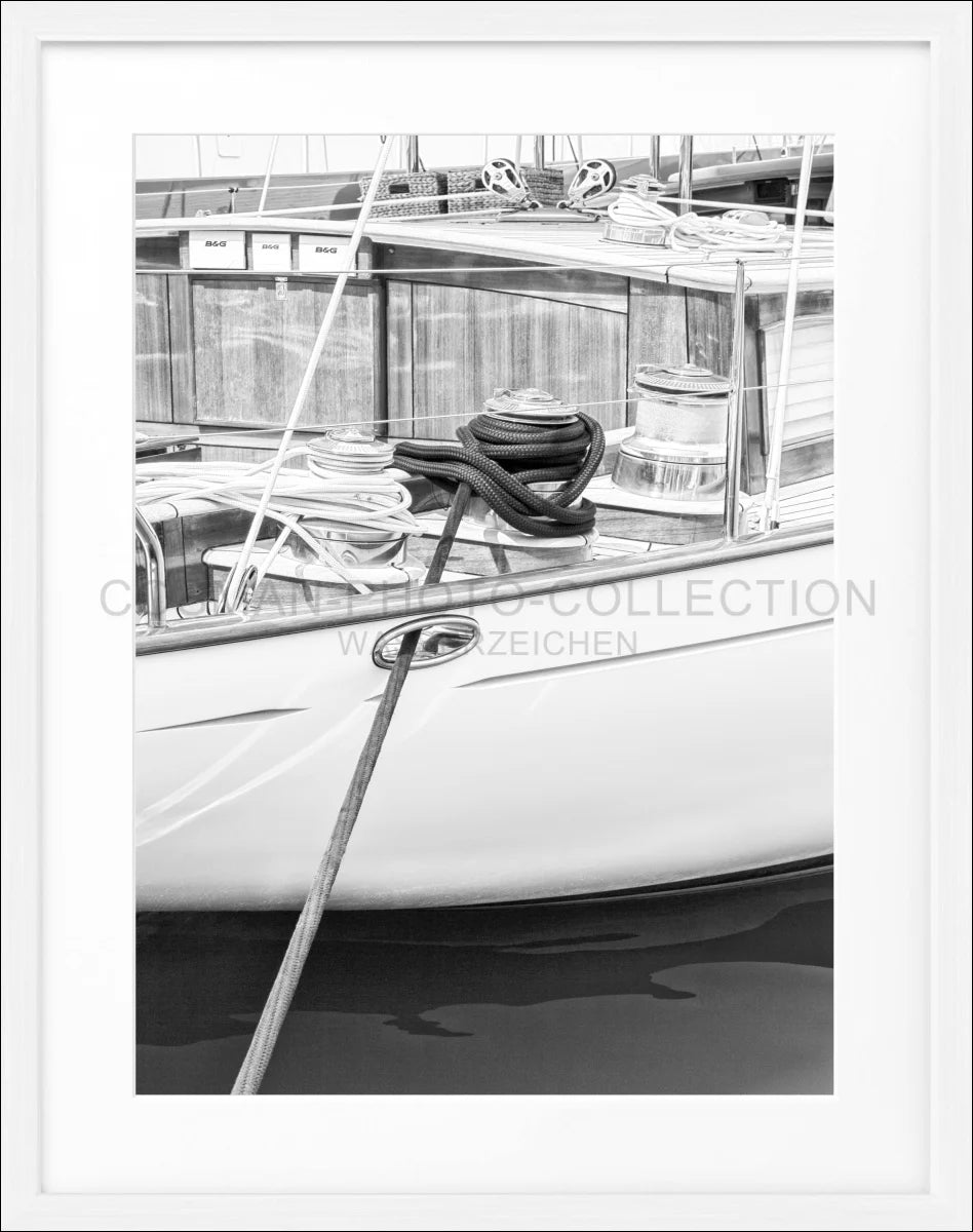 Poster mit Rahmen ’Segelboot’ Saint Tropez ST33 - Wandbilder