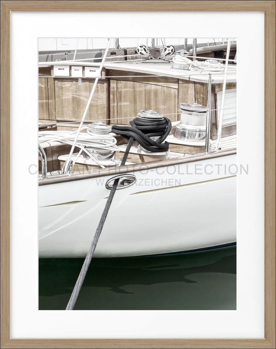 Poster mit Rahmen ’Segelboot’ Saint Tropez ST33 - Wandbilder