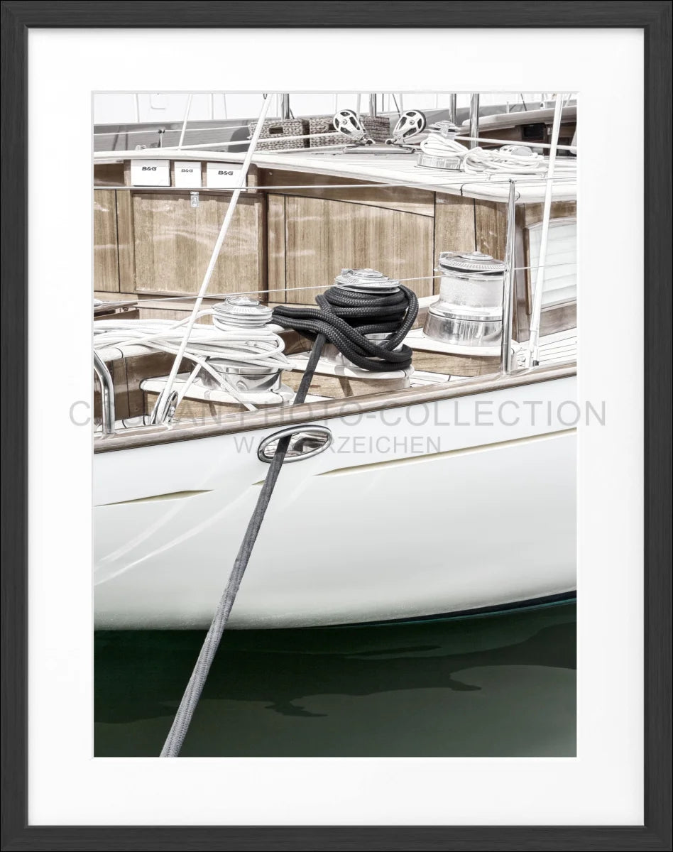 Poster mit Rahmen ’Segelboot’ Saint Tropez ST33 - Wandbilder