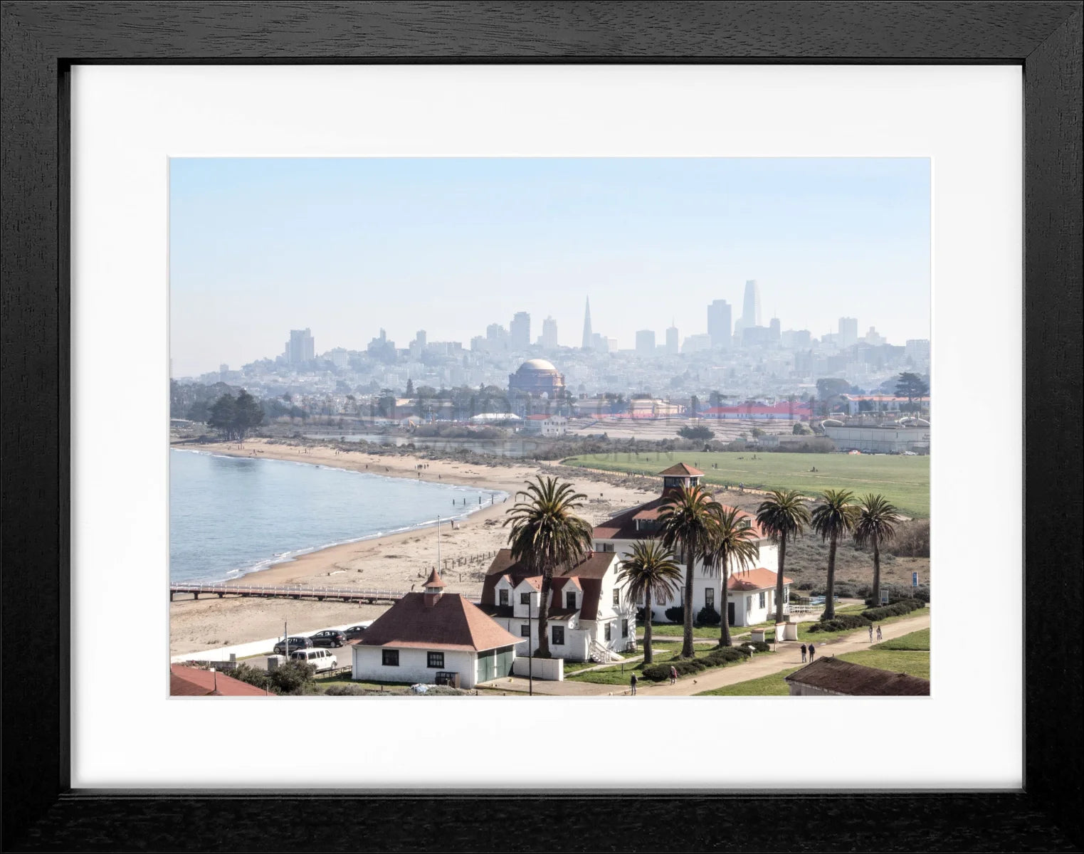 Poster mit Rahmen ’Skyline’ San Francisco SF20 - Wandbilder