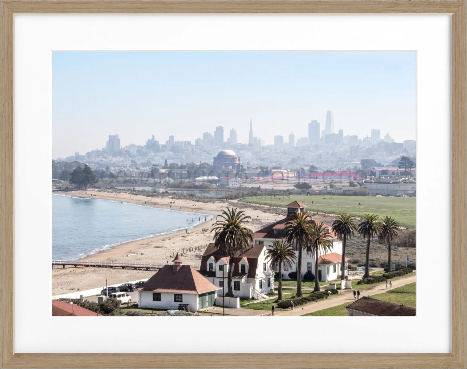 Poster mit Rahmen ’Skyline’ San Francisco SF20 - Wandbilder