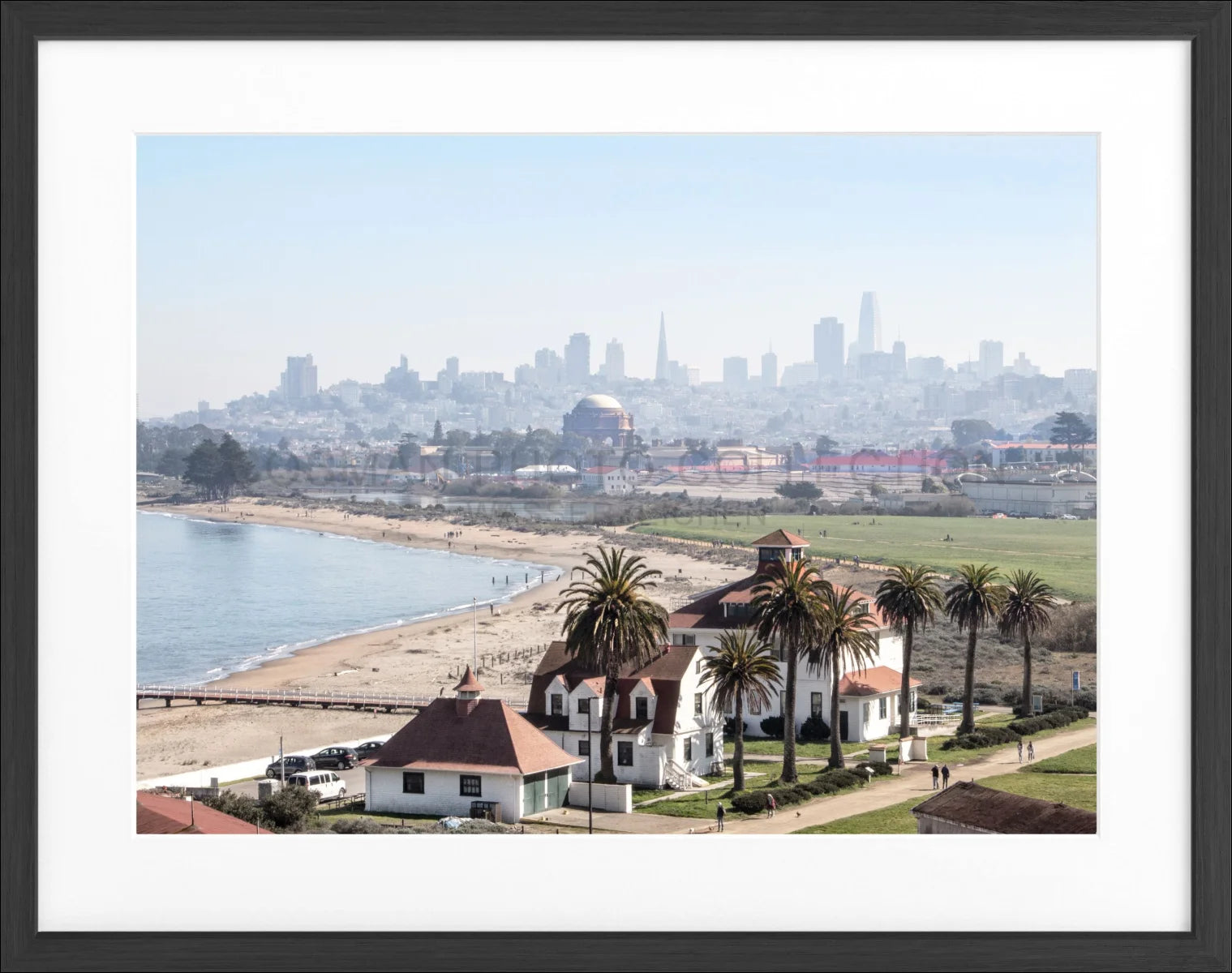 Poster mit Rahmen ’Skyline’ San Francisco SF20 - Wandbilder