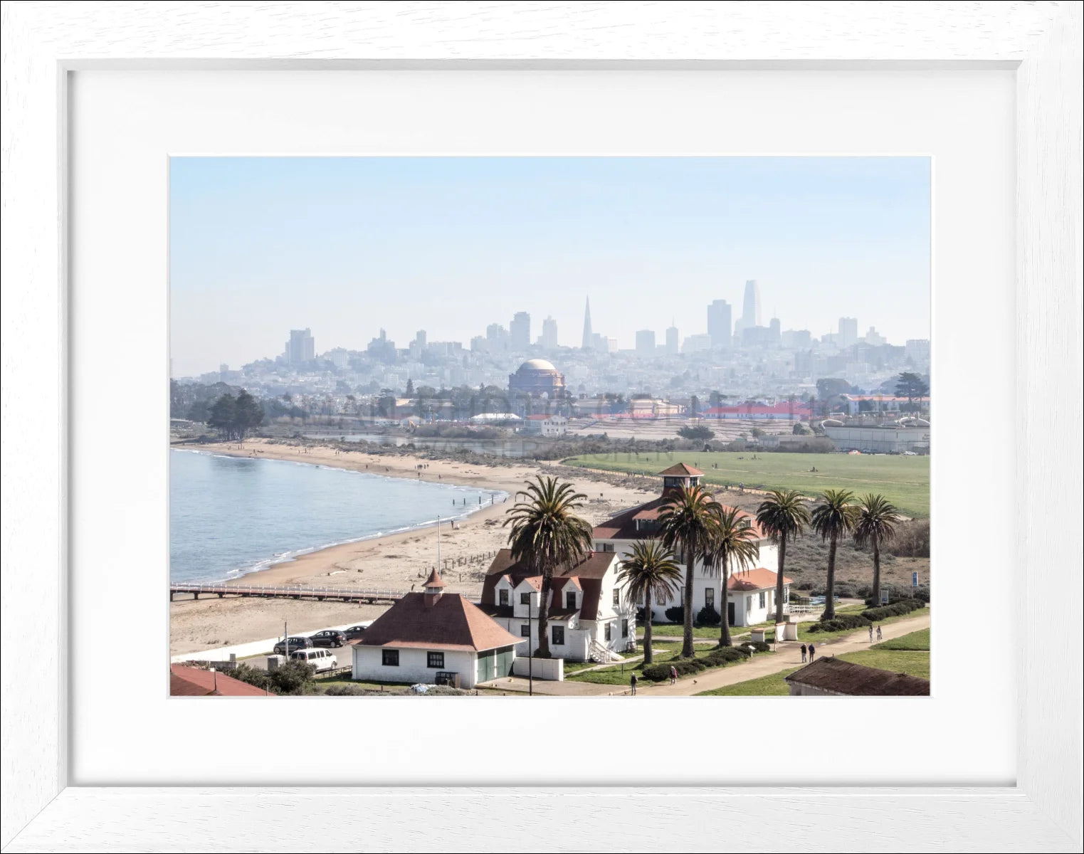 Poster mit Rahmen ’Skyline’ San Francisco SF20 - Wandbilder