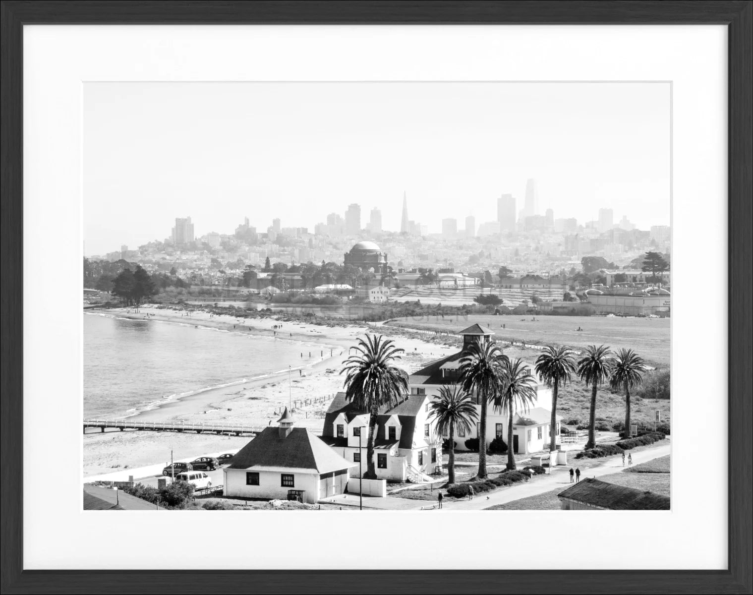 Poster mit Rahmen ’Skyline’ San Francisco SF20 - Wandbilder