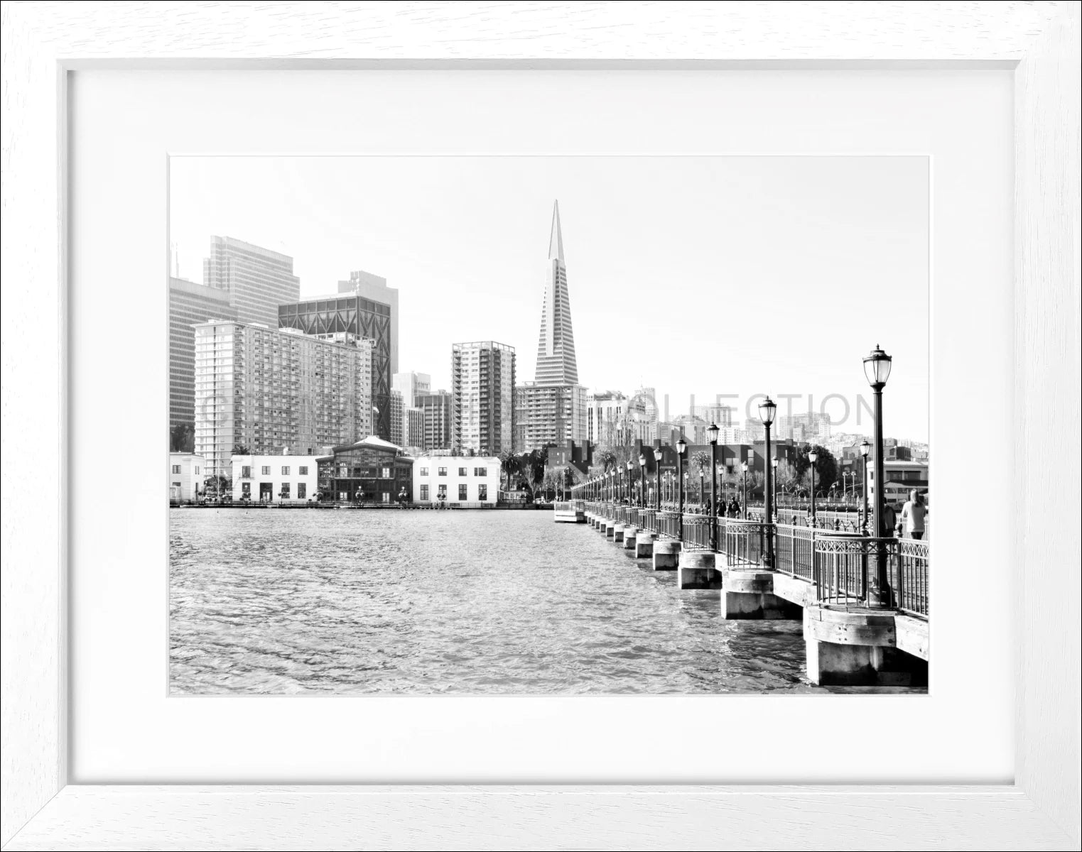 Poster mit Rahmen ’Skyline’ San Francisco SF32 - Wandbilder