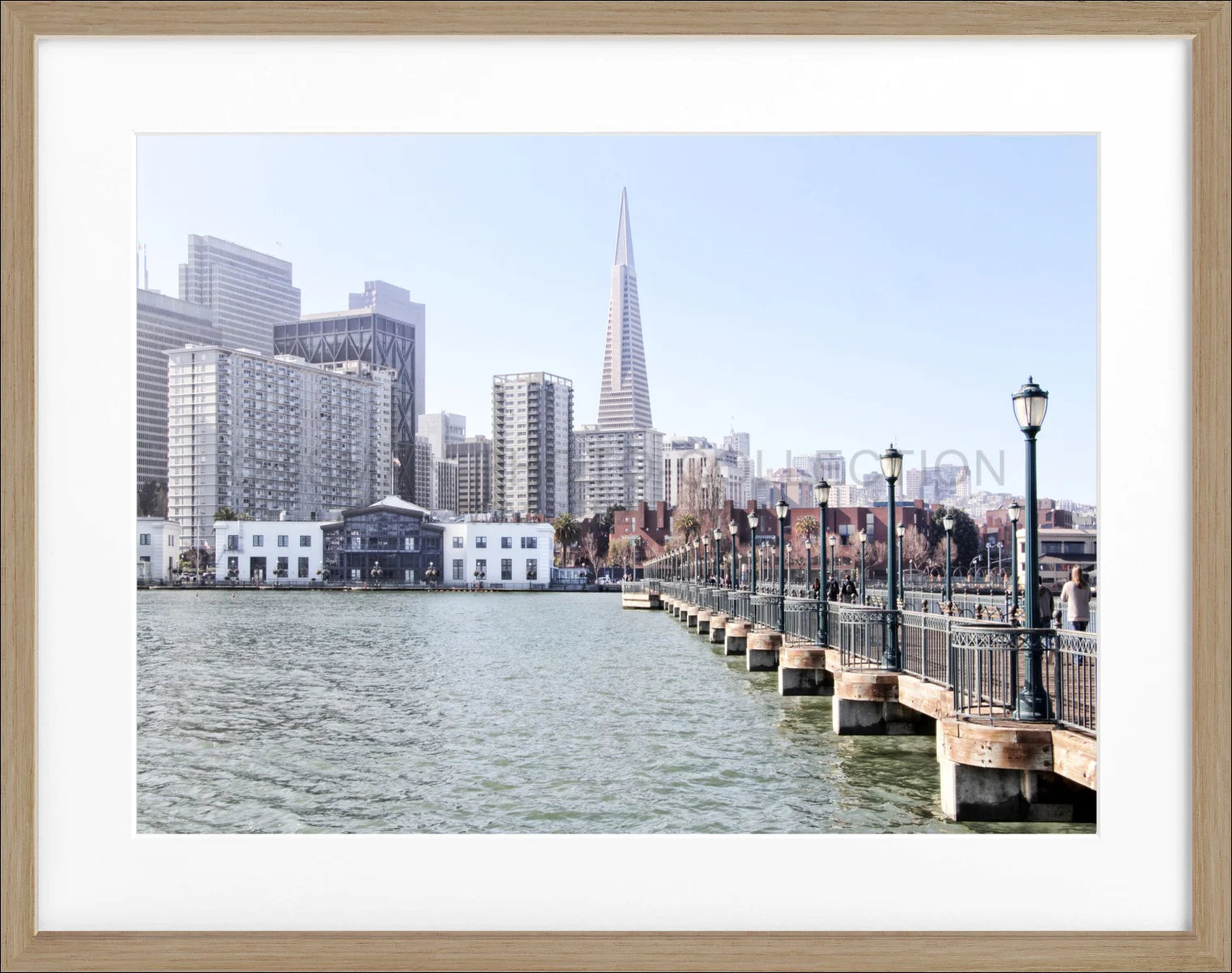 Poster mit Rahmen ’Skyline’ San Francisco SF32 - Wandbilder