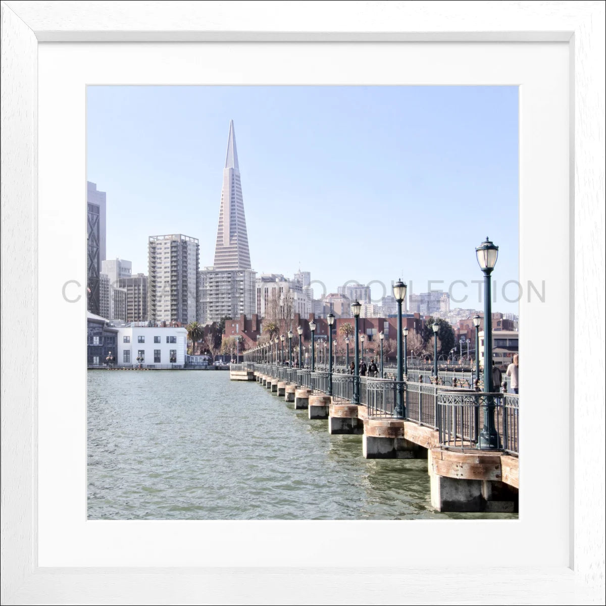 Poster mit Rahmen ’Skyline’ San Francisco SF32Q - Wandbilder