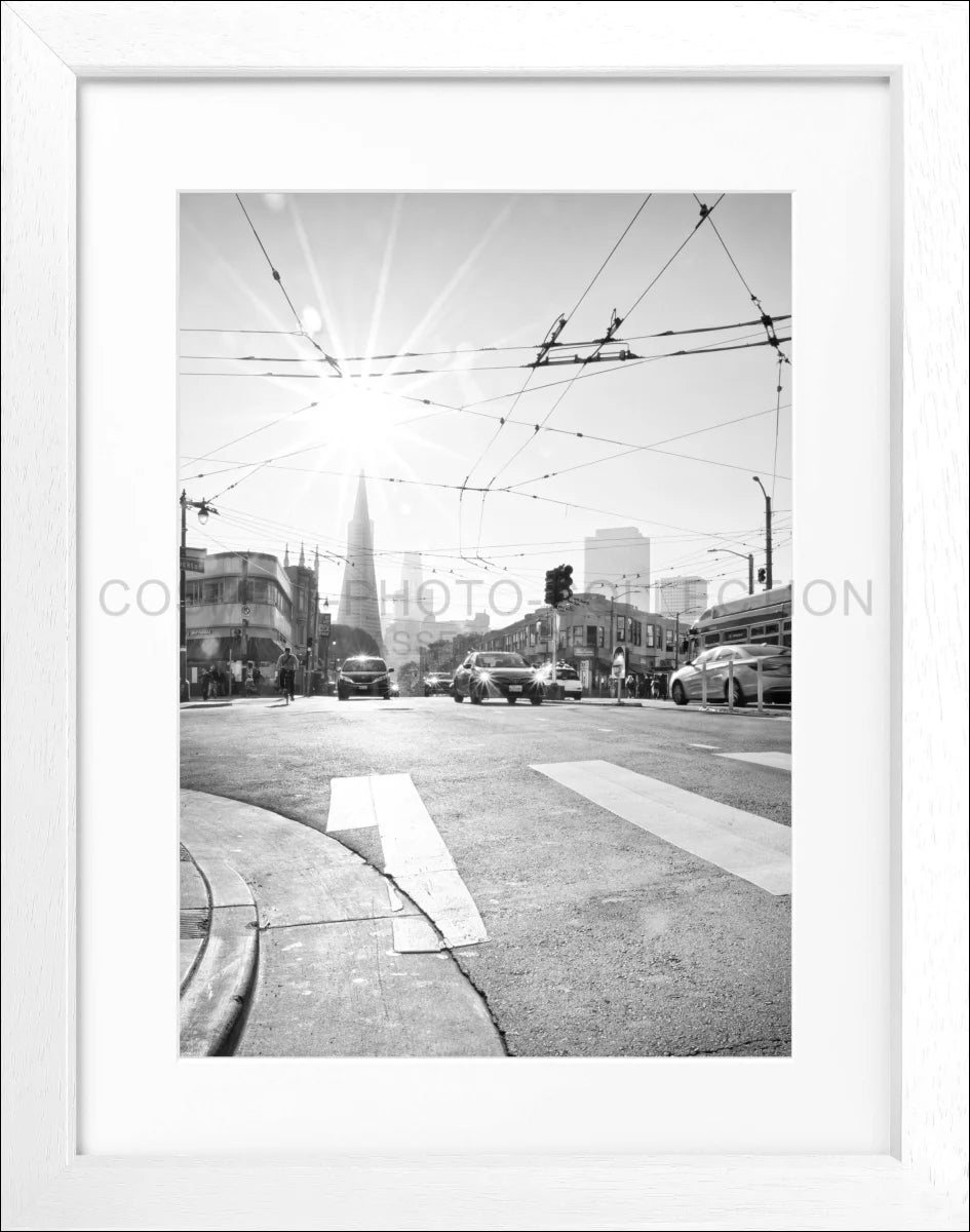 Poster mit Rahmen ’Skyline’ San Francisco SF39 - Wandbilder