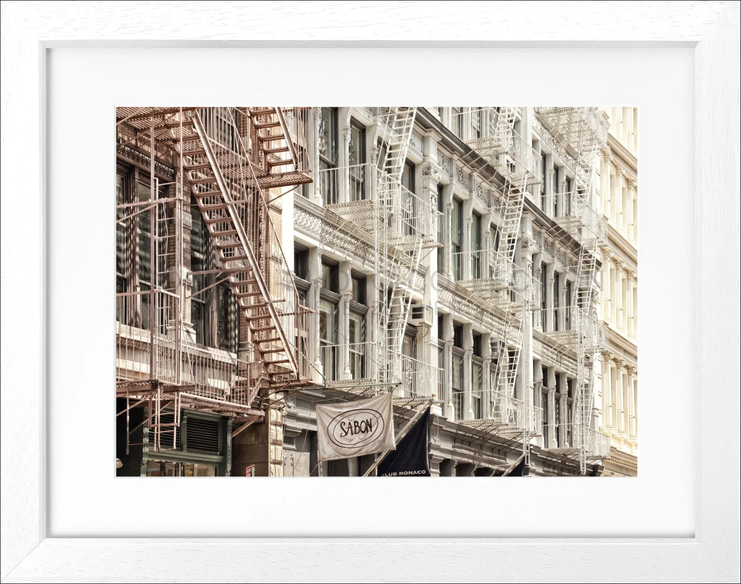 Poster mit Rahmen ’SOHO’ New York NY30 - Wandbilder