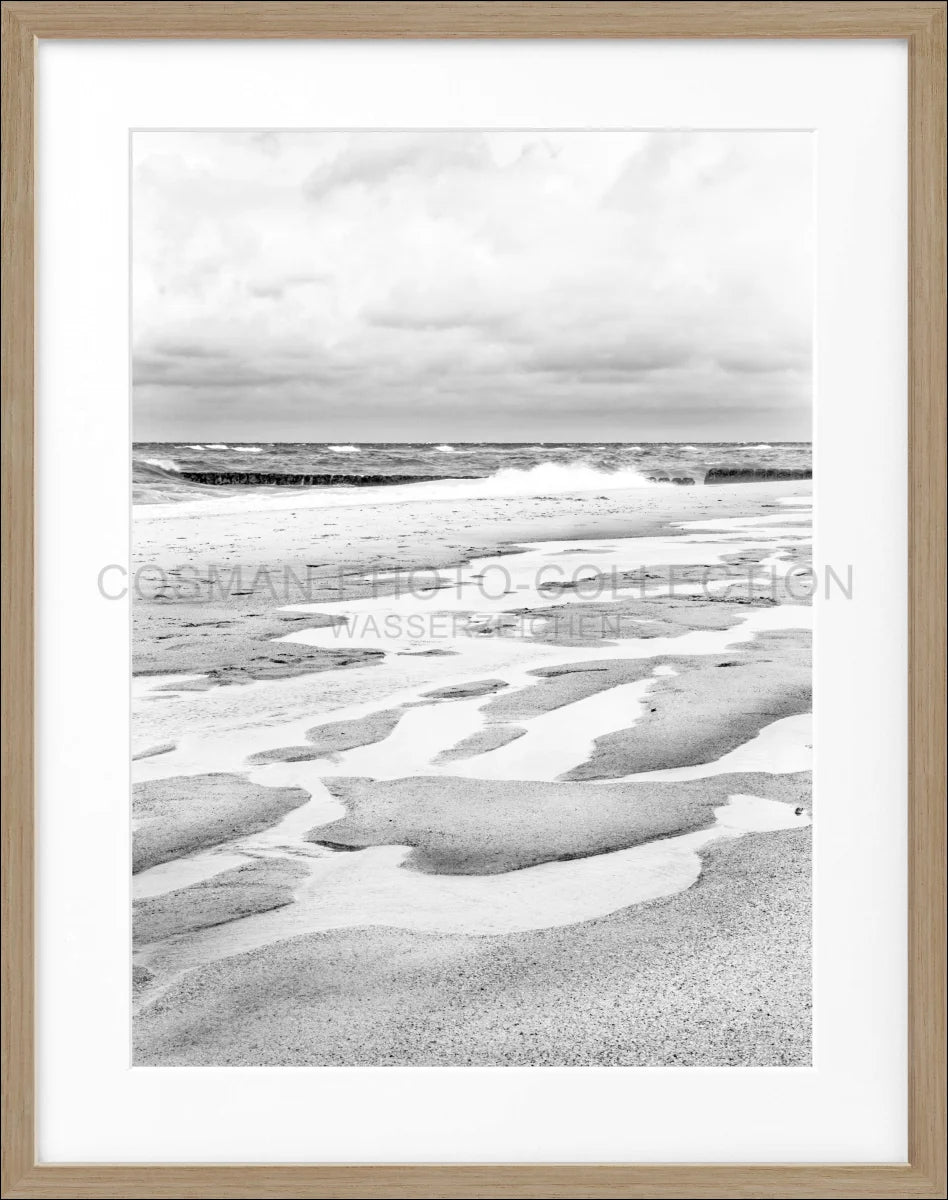 Poster mit Rahmen ’Strand’ Sylt SY62 - Wandbilder
