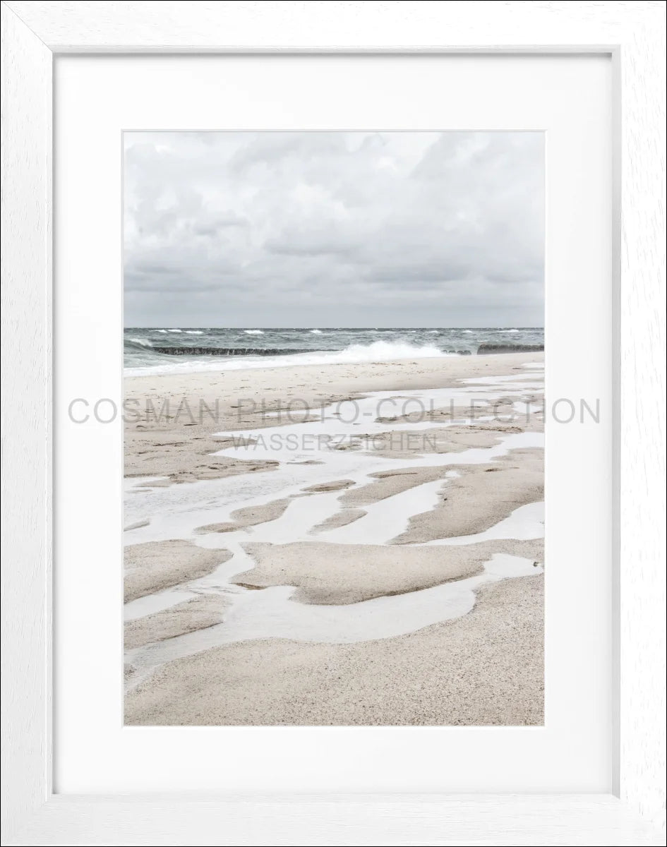 Poster mit Rahmen ’Strand’ Sylt SY62 - Wandbilder