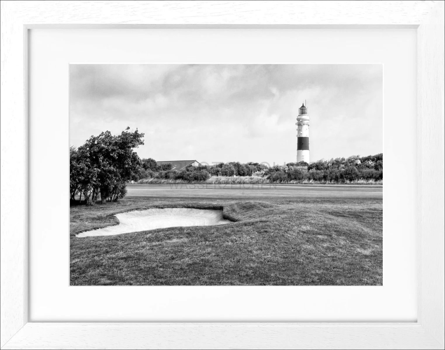 Poster mit Rahmen Sylt Leuchtturm Kampen SY60 - Wandbilder
