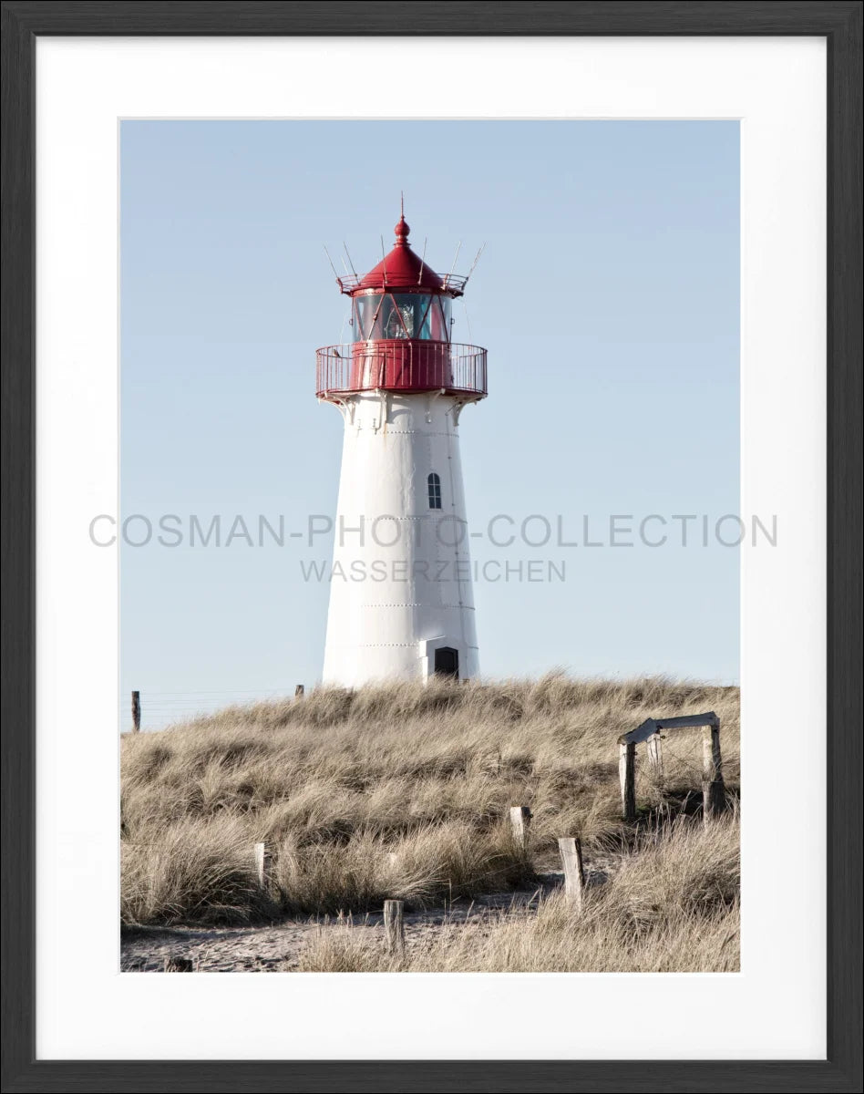 Poster mit Rahmen Sylt ’Leuchtturm List’ SY73 - Wandbilder