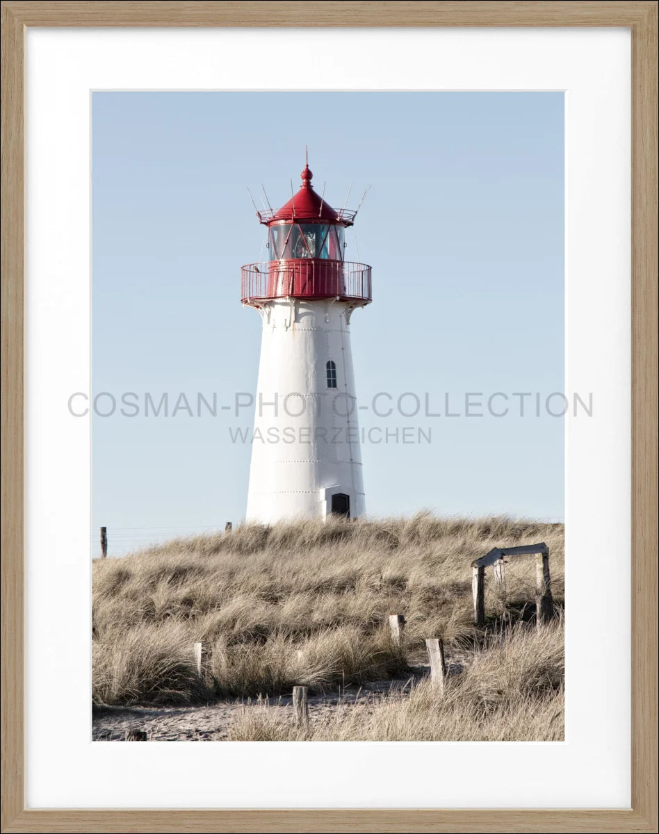 Poster mit Rahmen Sylt ’Leuchtturm List’ SY73 - Wandbilder