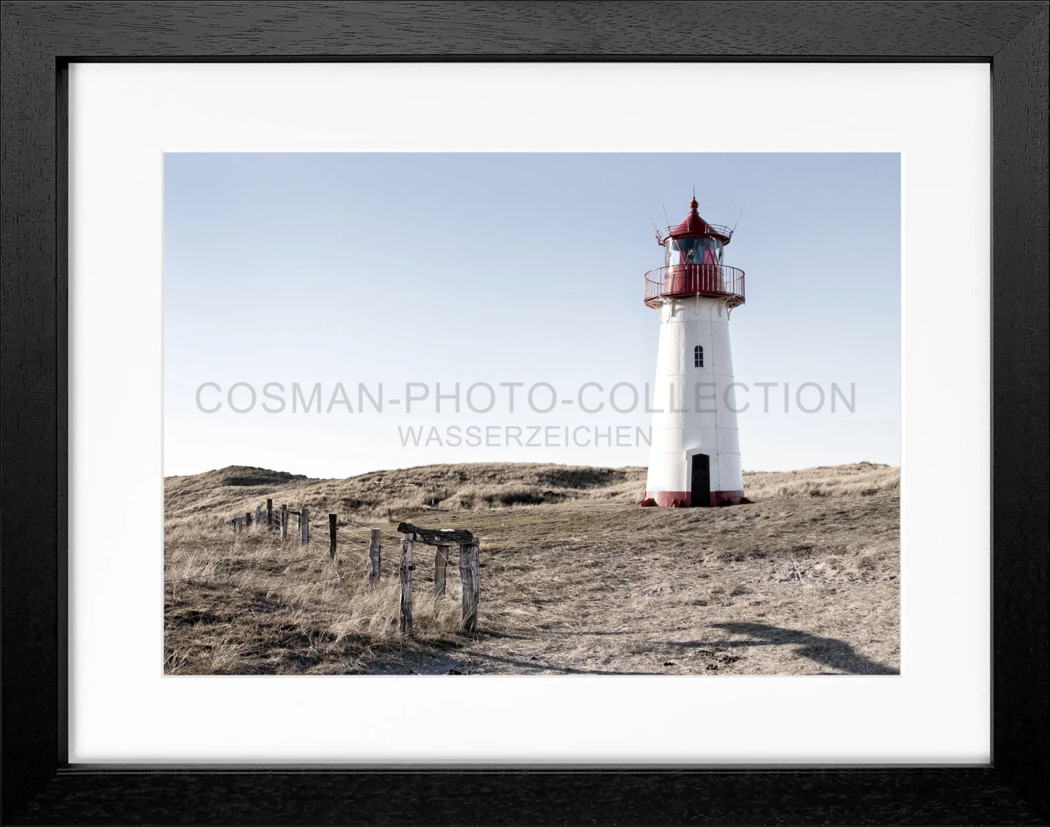 Poster mit Rahmen Sylt ’Leuchtturm List’ SY74 - Wandbilder