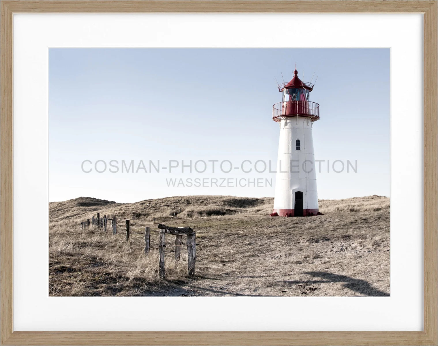 Poster mit Rahmen Sylt ’Leuchtturm List’ SY74 - Wandbilder