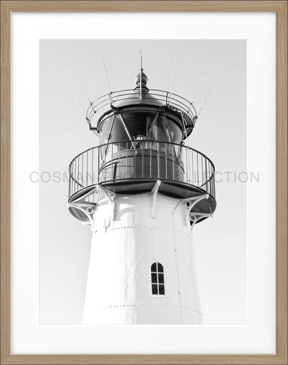 Poster mit Rahmen Sylt Lister Leuchtturm SY76 - Wandbilder