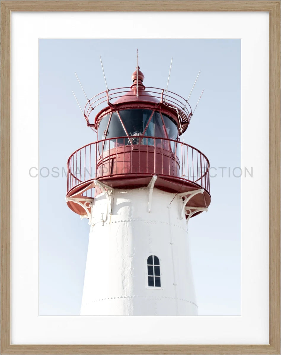 Poster mit Rahmen Sylt Lister Leuchtturm SY76 - Wandbilder
