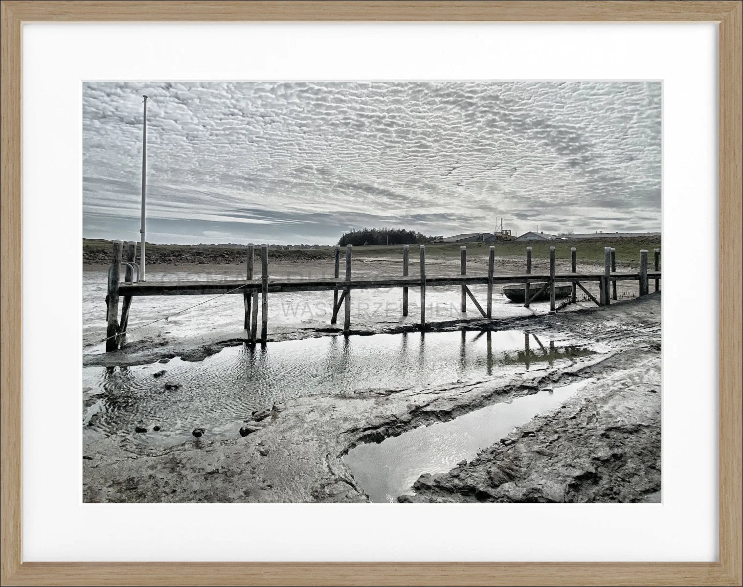 Poster mit Rahmen Sylt Rantum Hafen SY53E - Wandbilder