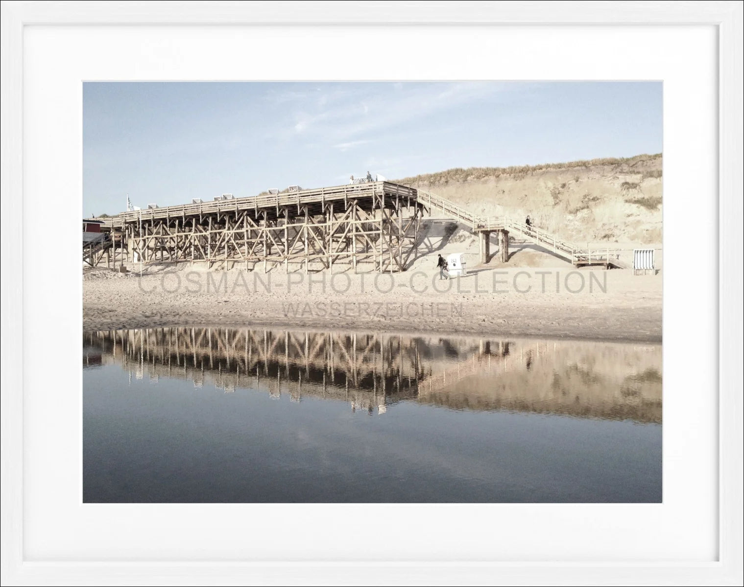 Poster mit Rahmen Sylt ’Strand Kampen’ SY55 - Wandbilder