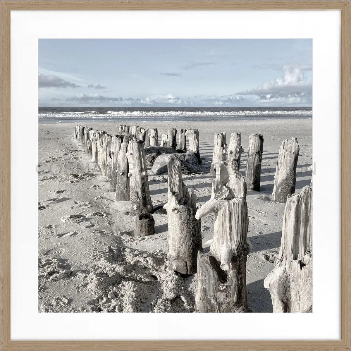 Poster mit Rahmen Sylt ’Strand’ SY77Q - Wandbilder