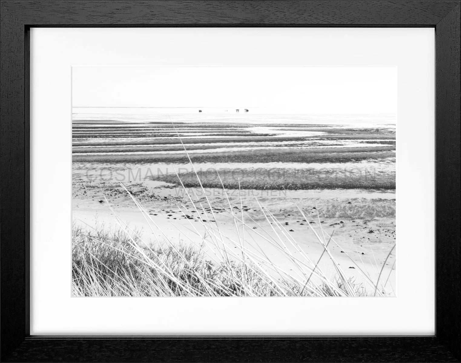 Poster mit Rahmen Sylt ’Wattenmeer’ SY78 - Wandbilder