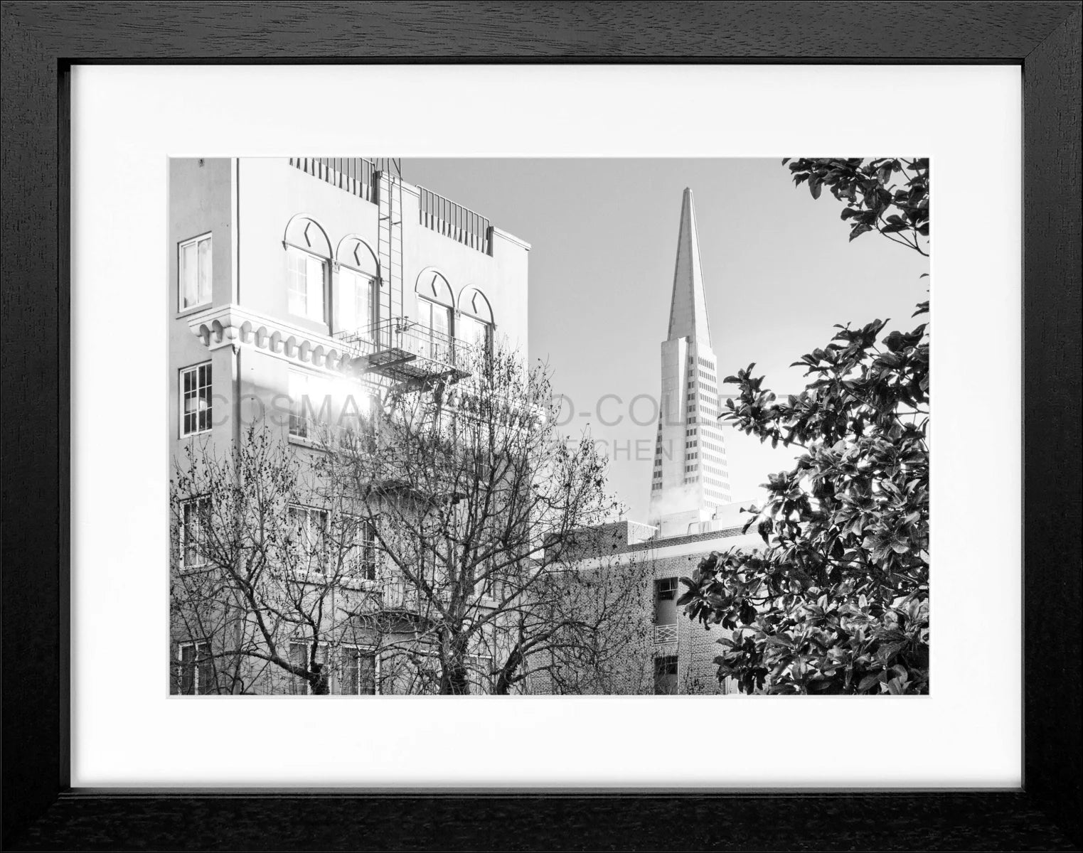 Poster mit Rahmen ’Transamerica Pyramid Center’ San