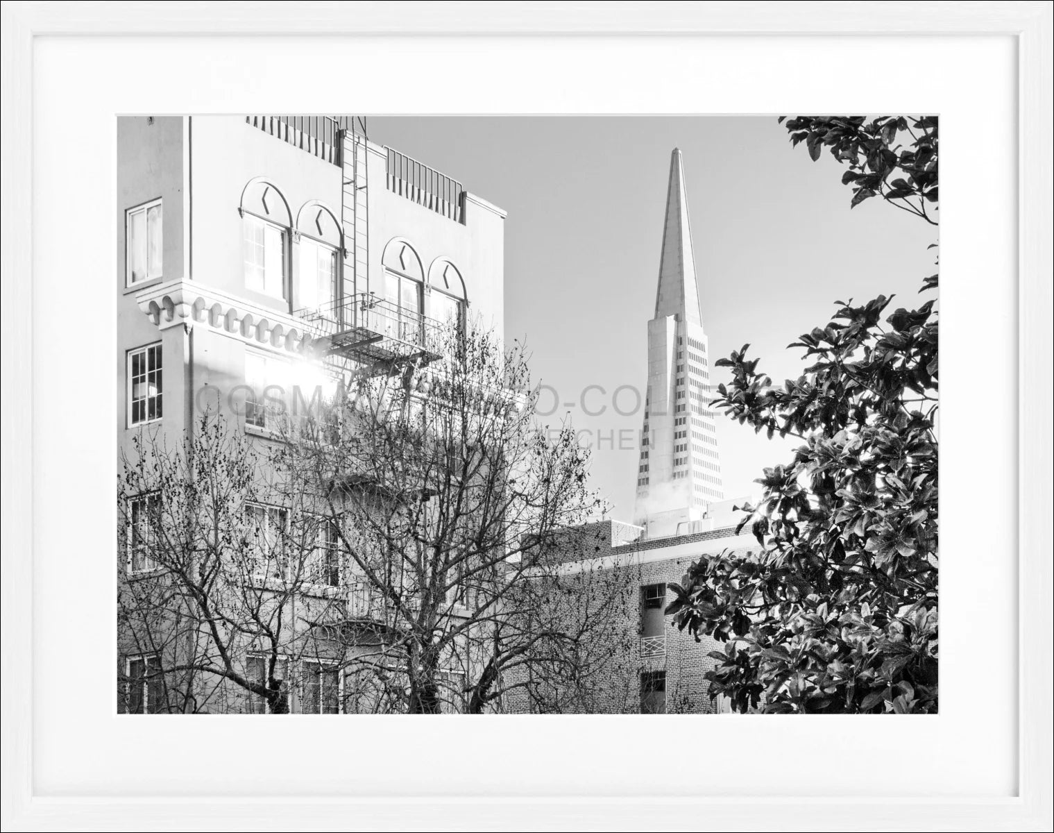 Poster mit Rahmen ’Transamerica Pyramid Center’ San