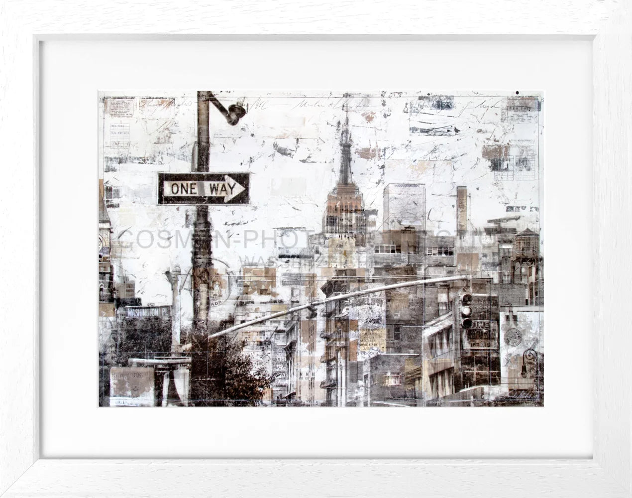 Poster New York ’ONE WAY’ GM72 - Wandbilder