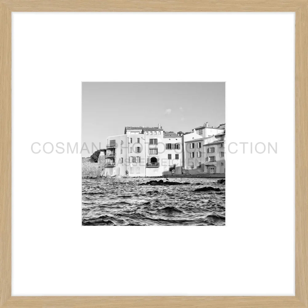 Poster Saint Tropez ST04OB - 43x43cm Objektrahmen