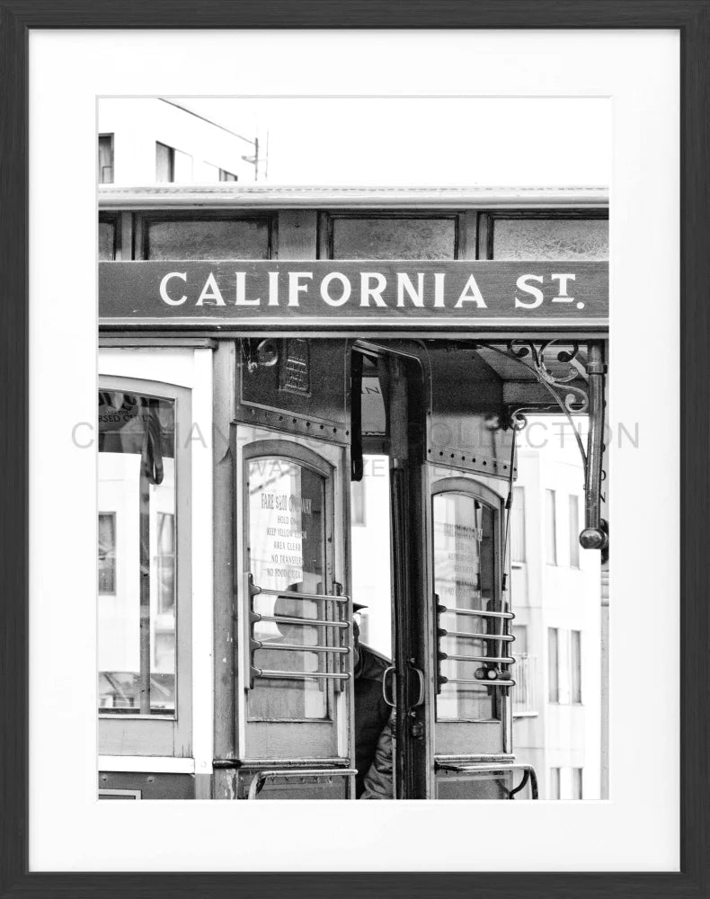 Poster San Francisco ’California Street’ SF03 - Wandbilder