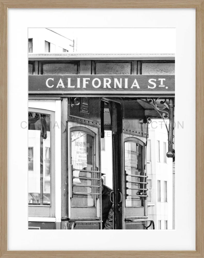 Poster San Francisco ’California Street’ SF03 - Wandbilder