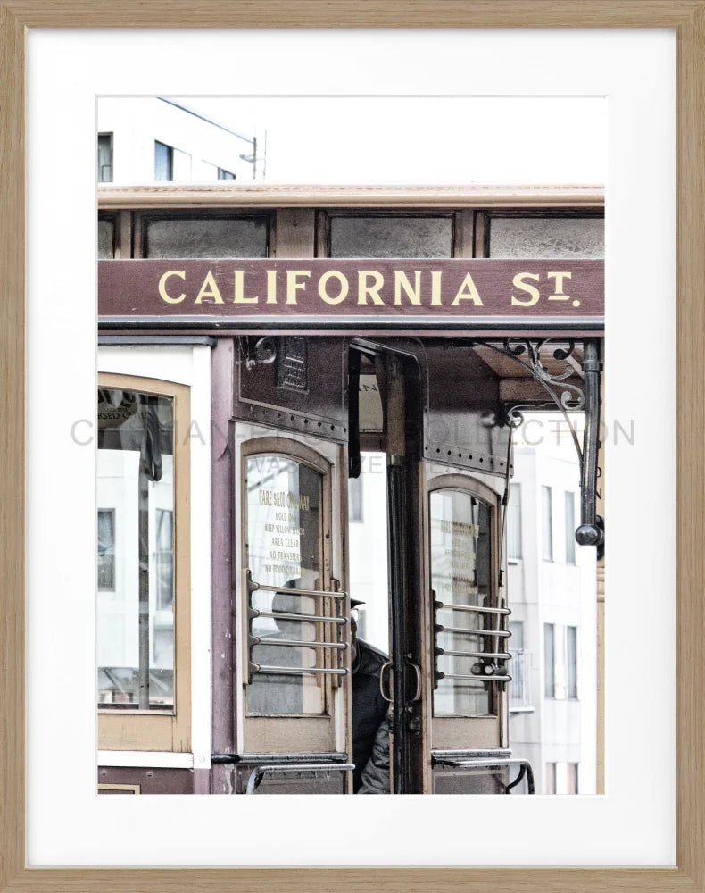 Poster San Francisco ’California Street’ SF03 - Wandbilder