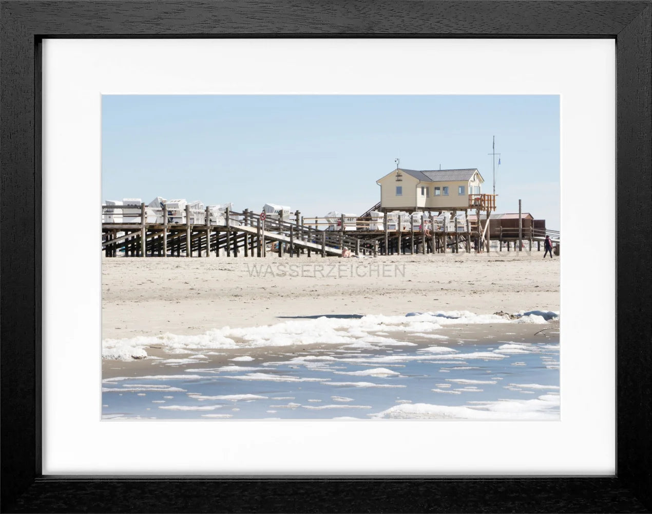 Poster Sankt Peter Ording ’Beach’ SPO01 - Wandbilder