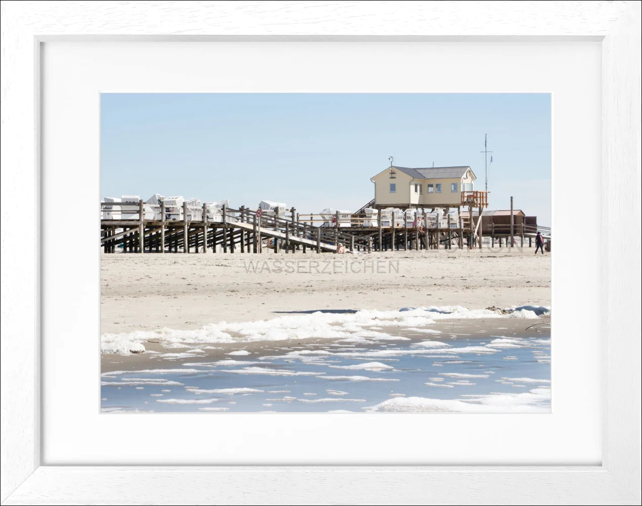 Poster Sankt Peter Ording ’Beach’ SPO01 - Wandbilder