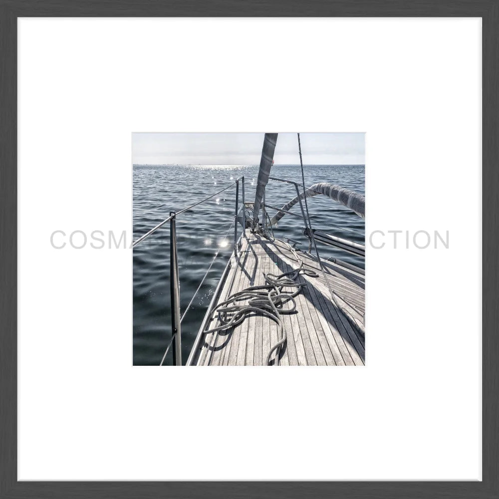 Küstenlandschaft Segelboot