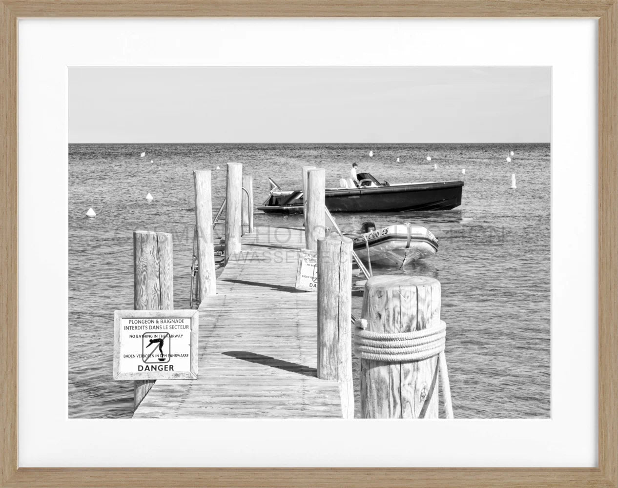 Poster ’Steg Le Club 55’ Saint Tropez ST39 - Wandbilder