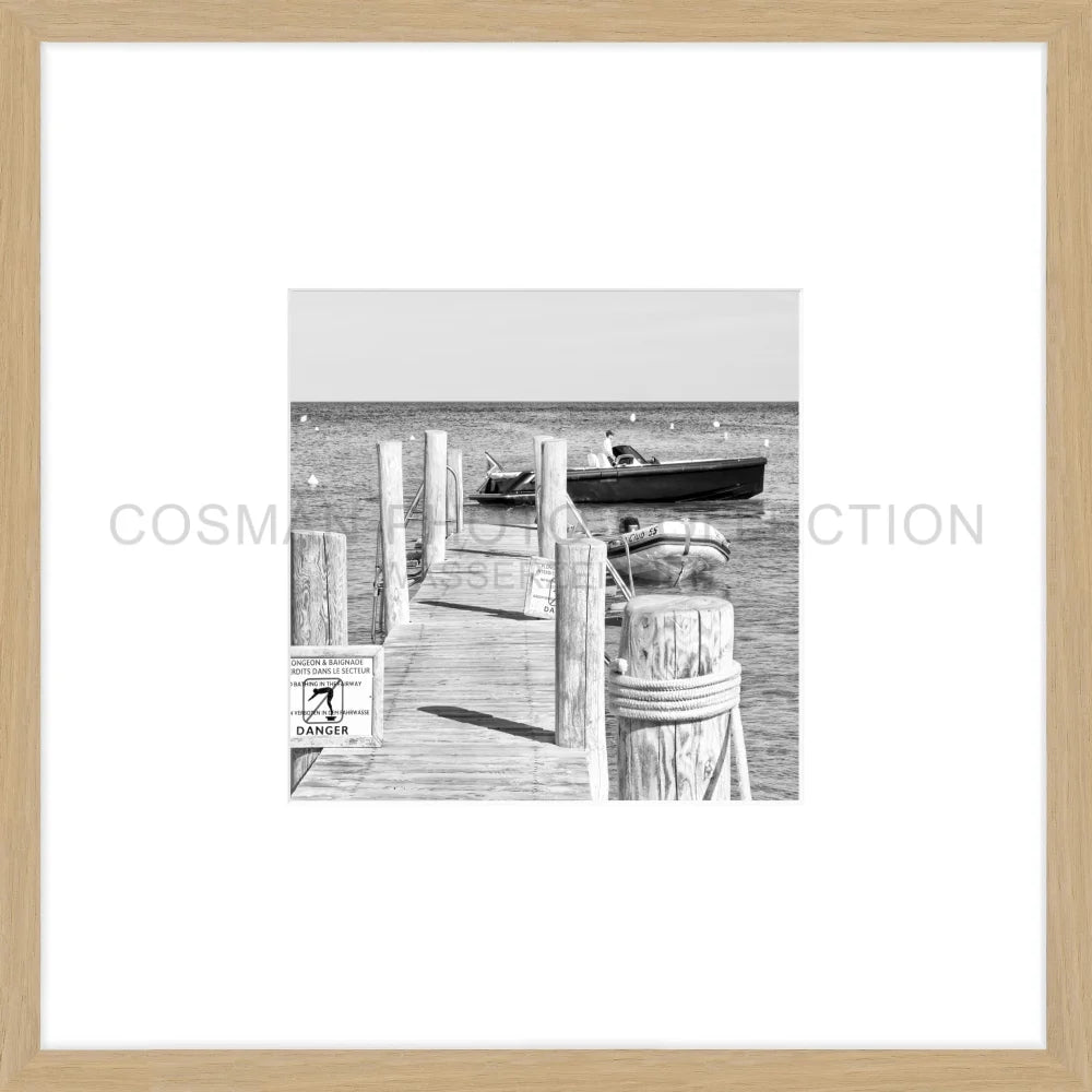 Poster ’Steg Le Club 55’ Saint Tropez ST39OB - 43x43cm
