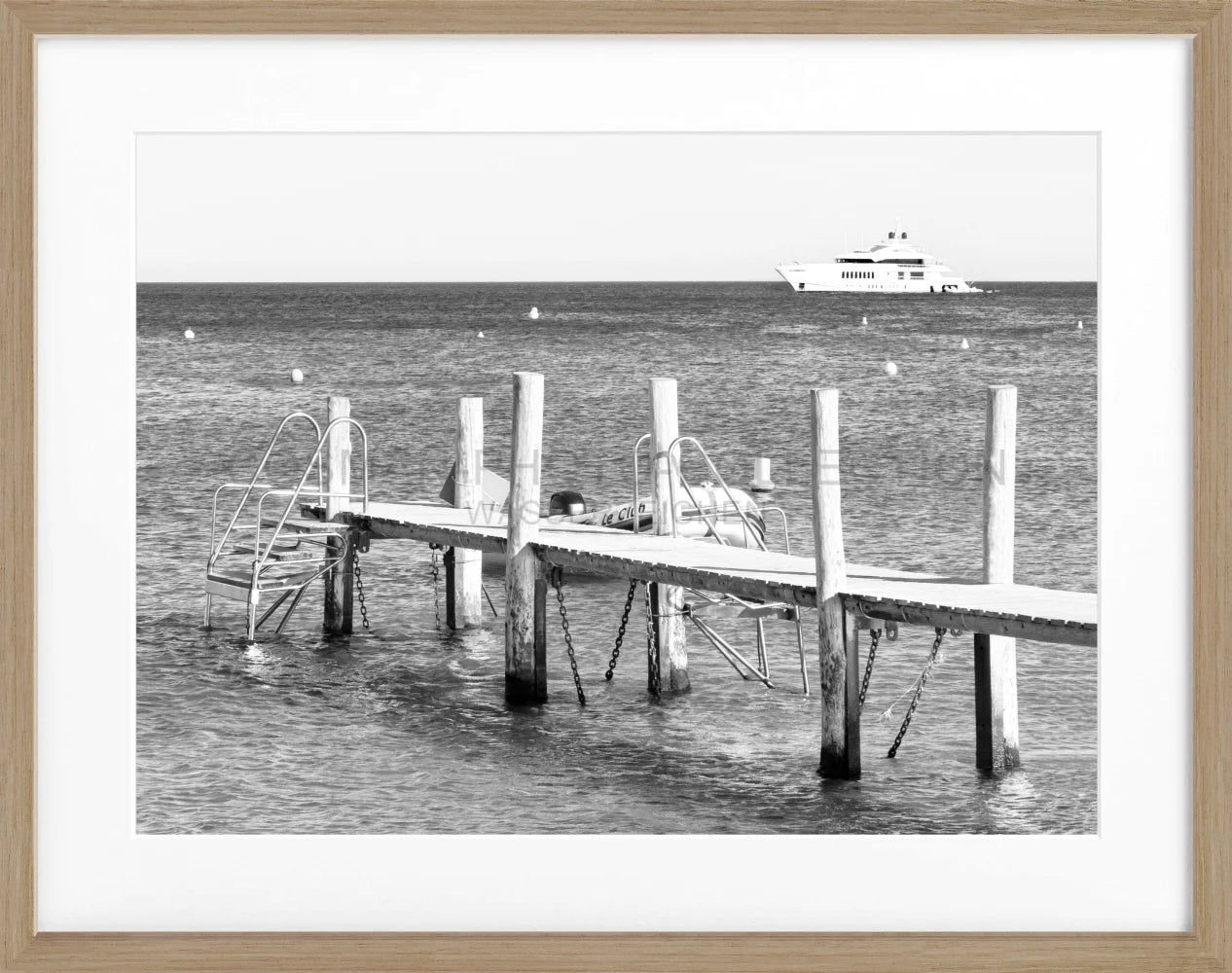 Poster ’Steg Le Club 55’ Saint Tropez ST40 - Wandbilder