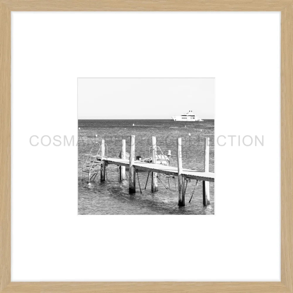 Poster ’Steg Le Club 55’ Saint Tropez ST40OB - 43x43cm
