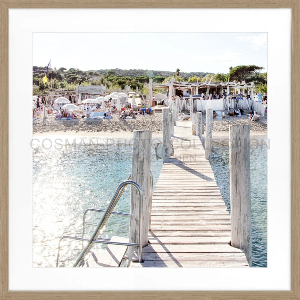 Poster ’Steg Le Club 55’ Saint Tropez ST44Q - Wandbilder